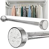 ToBeGreat 突っ張り棒 穴あけ不要 ステンレス鋼 50~80CM 耐荷重50~40KG つっぱり棒 押入れ 長さ調節可能 超強力 超防錆 省スペース 服掛け 洗濯物干し 室内 浴室 お風呂 窓枠 1本入れ