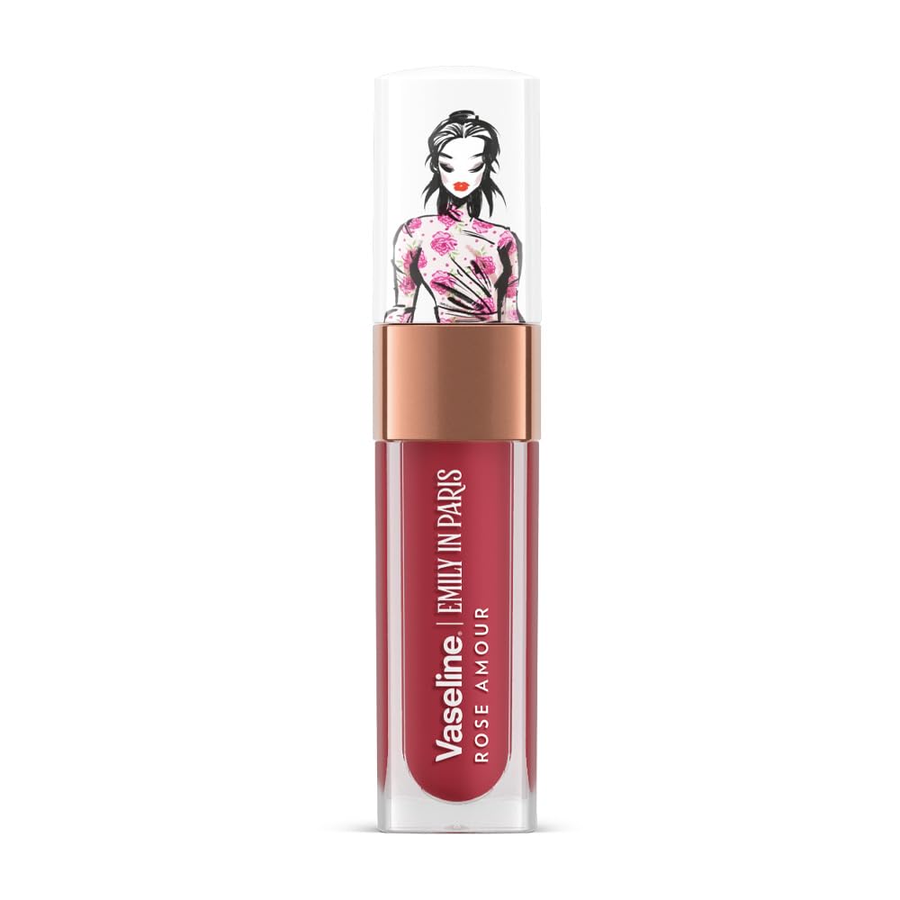 Vaseline Emily in Paris Rose Amour Lip Oil | Intense Gloss | 24H Moisturisation | 4 g-image-4
