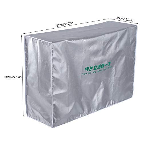 Airco-afdekking Zonbestendige buiten-airconditioner-afdekking voor de buitenunit. VOOR HET HUIS(3p (92 * 35 * 69)) - Image 8