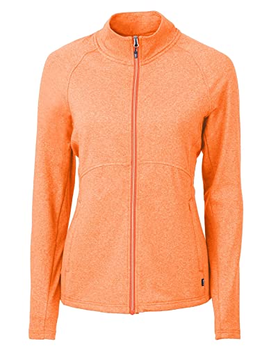 Cutter & Buck Ladie's Adapt Eco Knit Heather Recycled Womens Full Zip