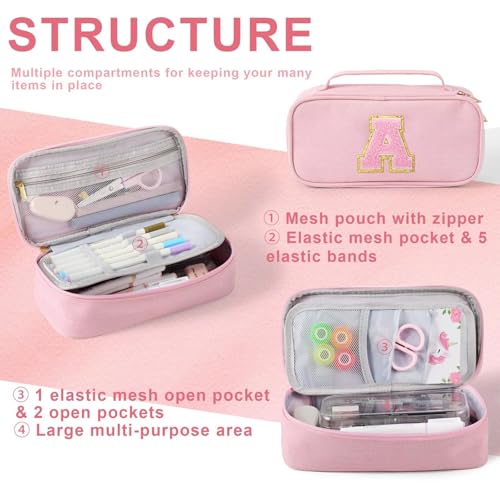Image of YOOLIFE Birthday Gifts for 7 8 9 10 11 12 13 Year Old Girls, Gifts for Teen Girls Kids, Cute Pencil Case for Girl, E (Grey)