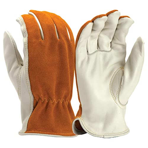 Pyramex GL2008K Series Leather Driver Gloves with Kevlar® Stitching 12 pairs