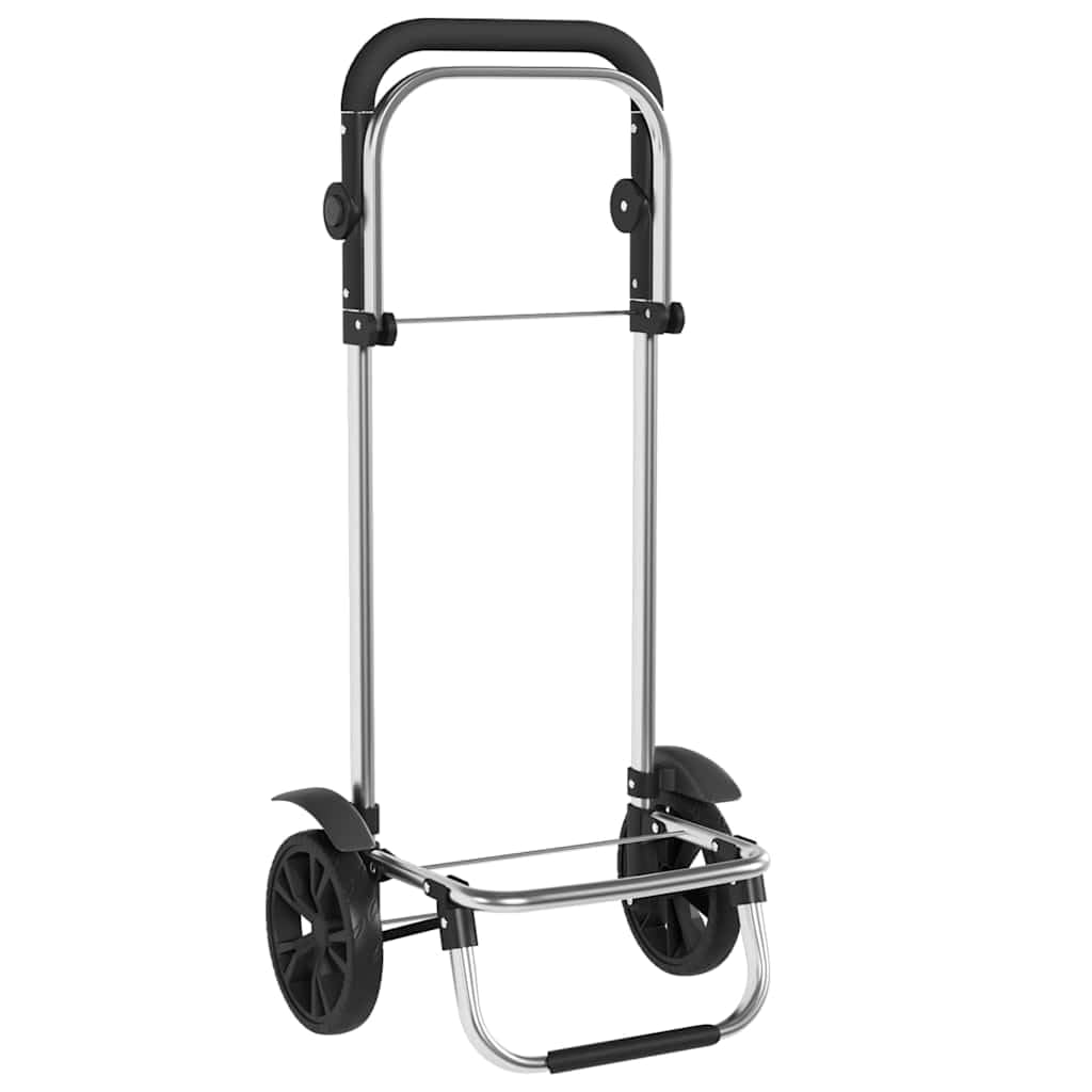 Einkaufswagen Blau 36,5 x 46,5 x 100,5 cm Oxford-Stoff faltbar stabil wetterfest Tragetasche für Supermarkt, Einkaufskorb, wiederverwendbar, leicht, langlebig, für Damen und Reisen
