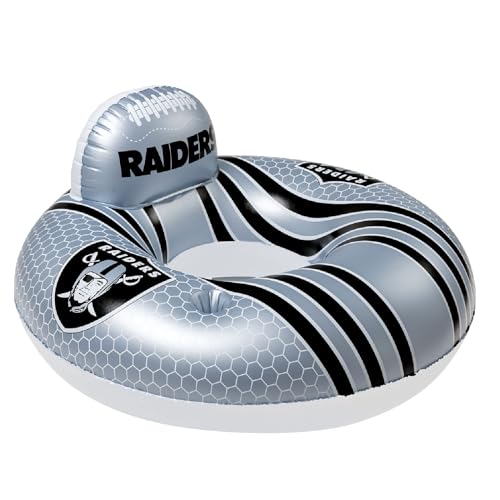 Flotteur piscine NFL Las Vegas Raiders idéal pour bronzer sur l'eau cet été