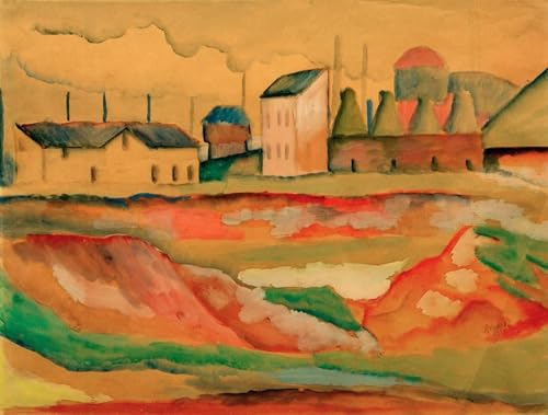 Affiche et poster August Macke pour decoration murale de salon vintage 60x90