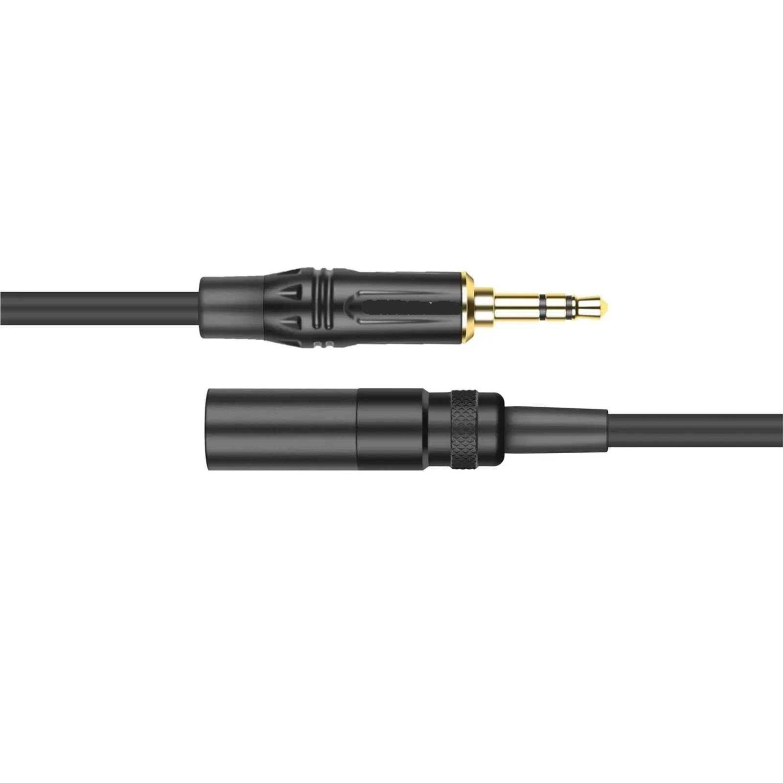 Zbalansowane kable audio Mini XLR na AUX 3,5 mm męski Mini XLR 3-pinowy do 3,5 mm 1/8" męski do konwertera kasków Carmera (0,3m)