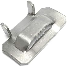 USA 201 Stainless Steel Ear-Lokt Buckle 3/4" Width - 100 per Box FDT7219018NFMT