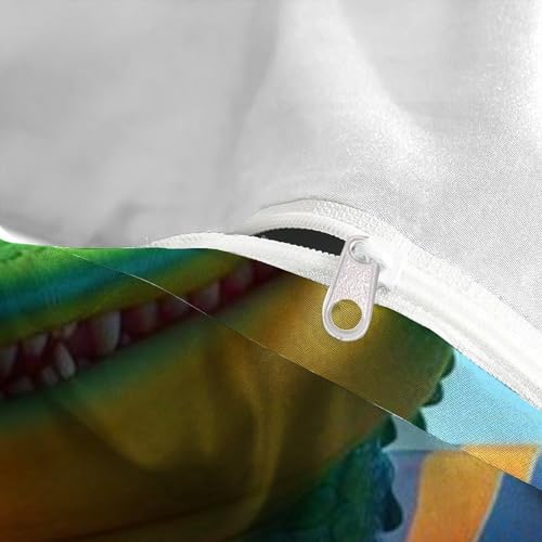 Parure de lit crocodile en microfibre de qualité supérieure avec impression 3D nette - 5