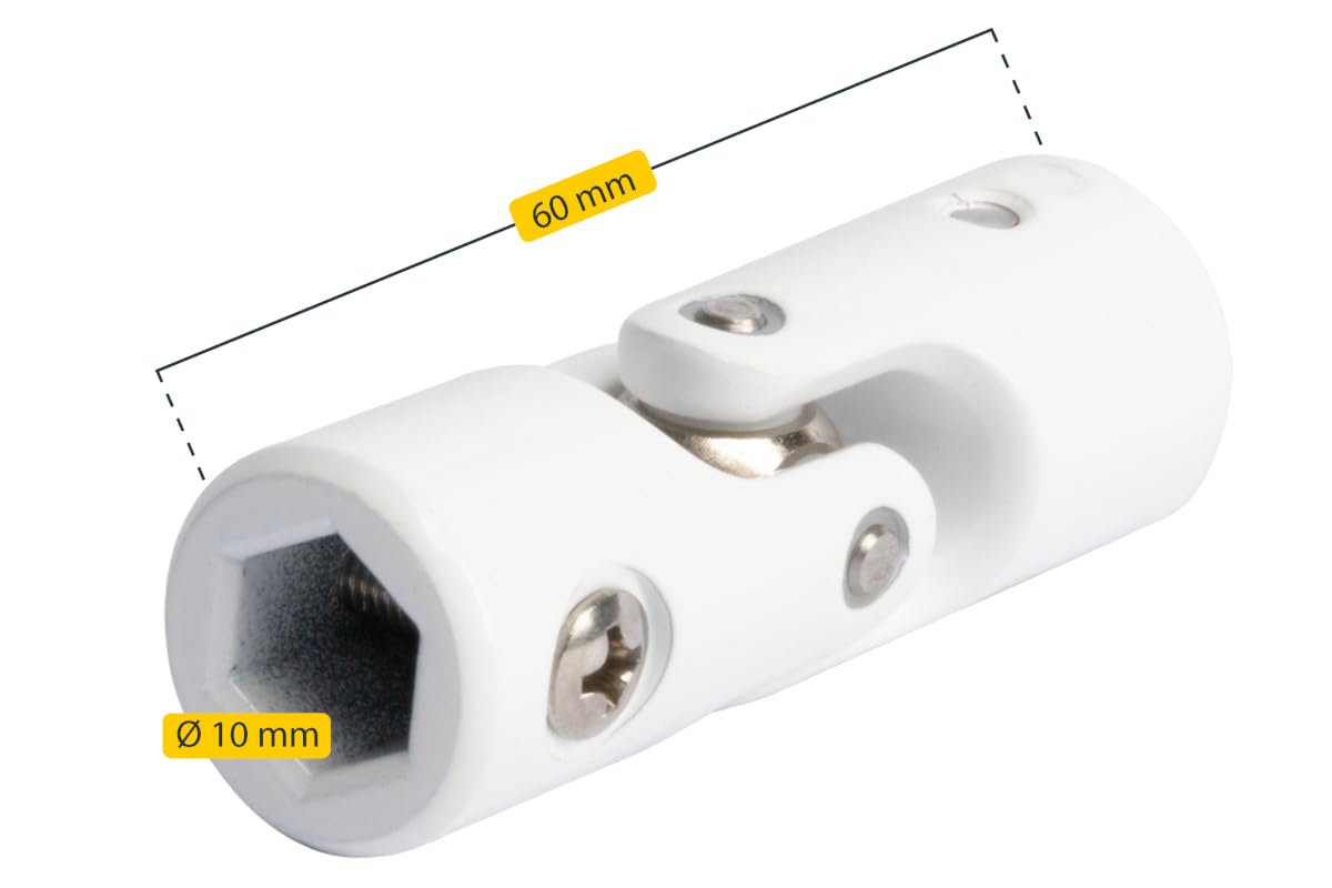 Schellenberg 11108 Joint de Cardan Entraînements à Manivelle pour Volets  Roulants 10 mm : Amazon.fr: Bricolage