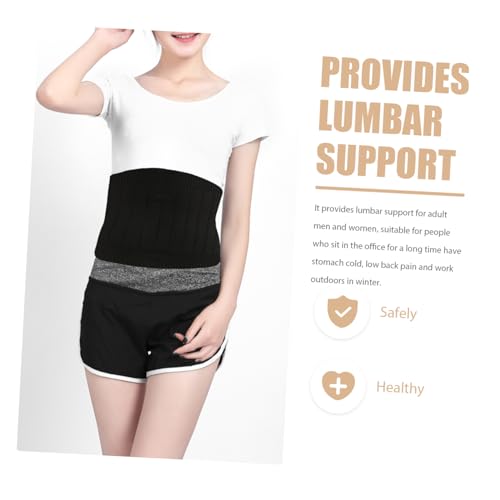 Faja lumbar térmica ajustable para mujer color negro miniatura 4
