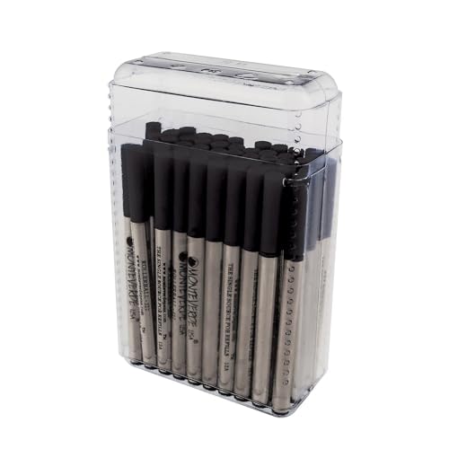 Monteverde Mini Roller Ball J224bk recharge stylo bille encre noire Jewelria