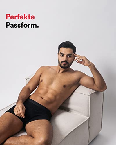Image of dockstreet Ultra Soft, 100% Cotton Smooth Boxer Brief Comfortable Stretchable /Soft Fabric Brief Trunk Styled Underwear for Men