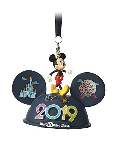 Disney World 2019 Mickey Mouse Ears Hat Light Up Ornament