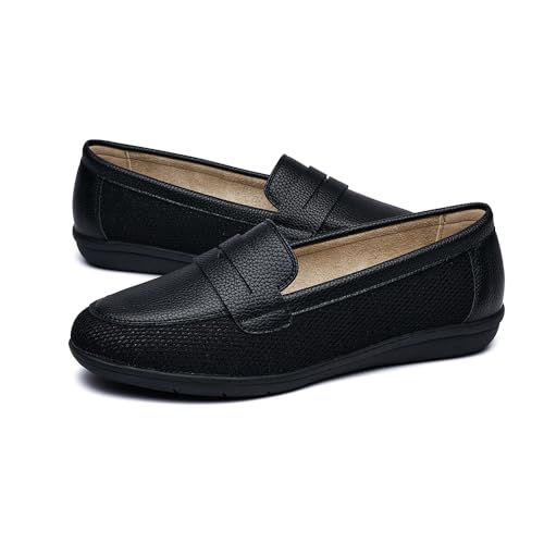 DeYashopin Women's Flats Shoes Non-Slip Ballet Shoes for Dressy Occasions,Walking and Driving Lightweight & Flexible for Comfort4