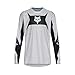 Fox Racing Men's 180 Motocross Dirt Bike Jersey, Black/White Air Taper, Medium