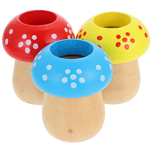 Classic Kaleidoscopes Mushroom Shape Toy: 3Pcs Interactive Kaleidoscope Toys Educational Observation Toys For Kids Party Favors Classroom Prizes Goodie Bag Stuffer Random Color #TOP3
