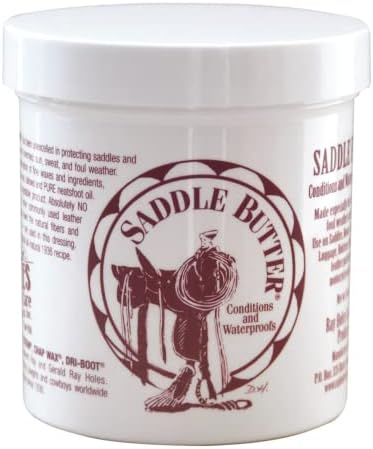 Ray Holes Saddle Butter, Ideal For Use on Saddles, Boots, Chaps, Gun Scabbards, Luggage, Holsters, Bridles and Tooled Leather And More, Pint Size