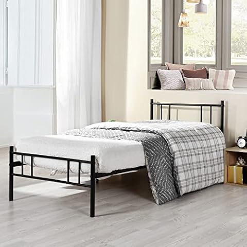Cama individual de metal DORAFAIR Cover