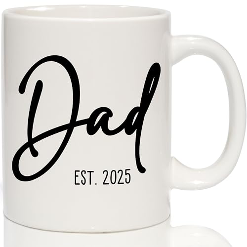 Breezy Valley Dad Est 2025 Mug – New Dad Gifts