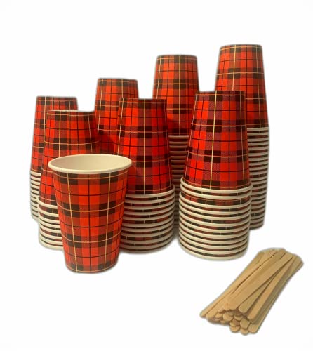 EPS CUP 150 Gobelets en Carton Écoresponsable 7,5 Oz 220 ML résistance, jetable pour servir boissons chaudes et froids. Biodégradable, écologique Cover