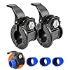 Barbell Clips 1 inch I Multi-Size Adjustable Weight ClipsIBarbell Clamps 30mm IQuick Release Barbell Collar Pair of Locking for Dumbbell Bar (Blue 0.9-1.18inch)