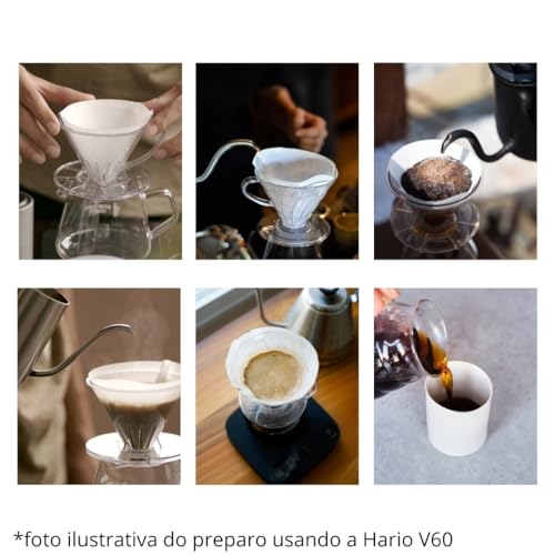 Image of Hario V60 Paper Coffee Filter, Size 03, White, 40ct Box