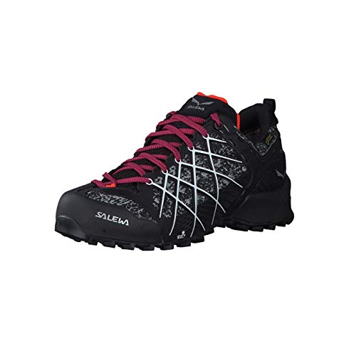 SALEWA WS Wildfire GTX, Zapatillas de Senderismo Mujer, Negro (Black White), 40 EU