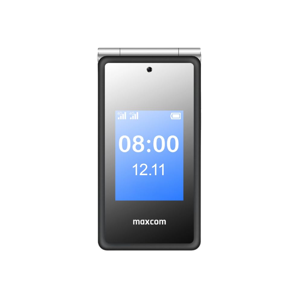 Maxcom Téléphone Mobile MM835 4G Dual SIM Noir