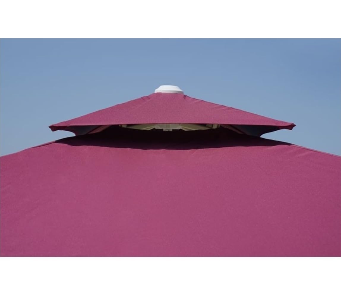 Nowoczesny Parasol Ogrodowy Parasol Ogrodowy 7,2FT Ze Stali Z Podstawą Wtryskiem Wody Zewnętrzny Rynkowy Balkon Plażowy