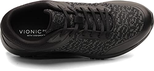 Vionic Men's Watson Landon Lace-Up Service Shoes- Slip Resistant Shoe With Concealed Orthotic Arch Support Black 7 M Us #TOP4