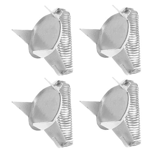 GLSTOY 4pcs Stainless Steel Ceramic Glazing Clips Fingertip Pottery Dipping