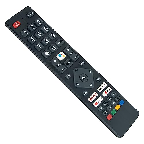 VINABTY POF/RMC/0004 Replace Voice Remote Control Fit for Polaroid tv Remote Control P50UAM2351U P32RAM1071U PA32H4312LEKB Smart HD Ready LED Android TVs
