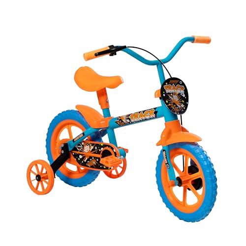 TK3 Track Bicicleta Infantil Aro 12 Arco-Íris Azul e Laranja
