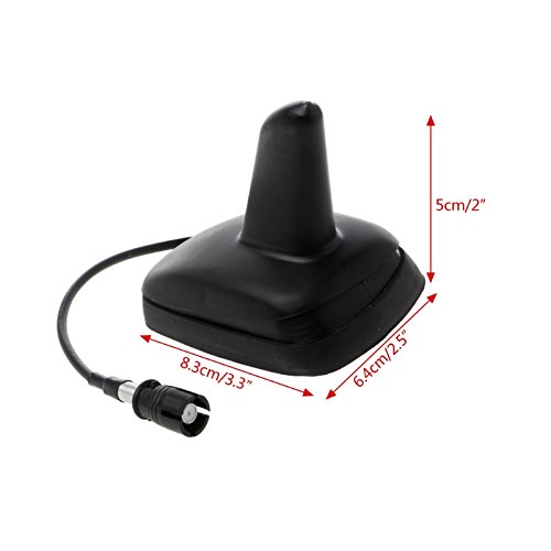 Antenne courte AM/FM style aileron requin finition premium auto - 6