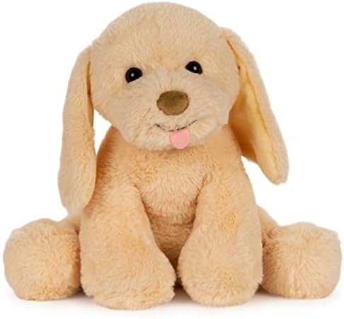 GUND Baby My Pet Puddles Animated Plush, Premium Stuffed Animal Barking Plush Puppy Dog for Ages 1 and Up, Yellow, 12”