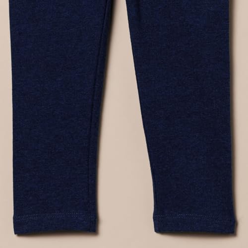 Image of Amazon Essentials Girls' Cotton Stretch Leggings, Multipacks