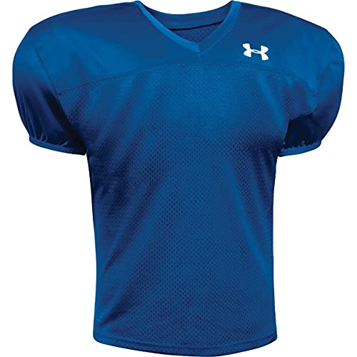 Maillot de football américain Under Armour bleu idéal pour les entraînements