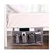 Zafit 6 Pockets Bedside Storage Organizer, Table cabinet Storage Organizer Bedside Organizer Caddy for Remotes Phone Glasses (Grey)