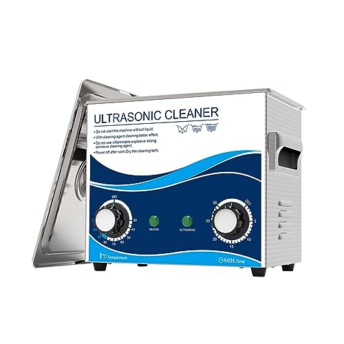 Lavadora ultrasonido de 3.2L y 180W para la limpieza profunda de relojes y gafas