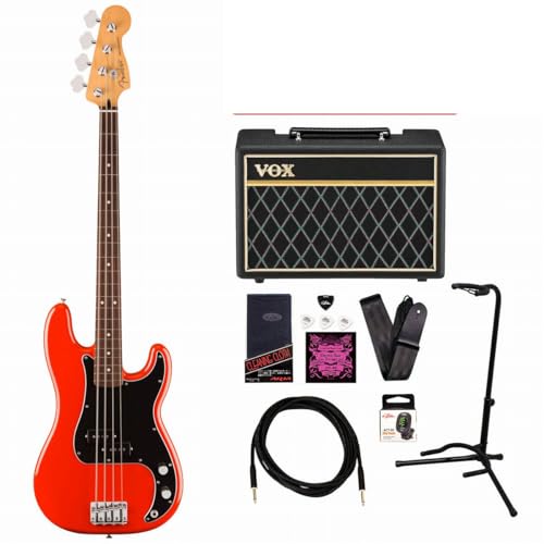 Fender/Player II Precision Bass Rosewood Fingerboard Coral Red tF_[ VOXAvtGLx[XS҃Zbg