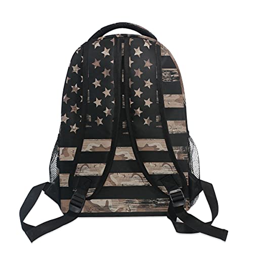 Camo Flag Lightweight Printed Bookbags School Backpacks For Teens Boys And Girls #TOP4