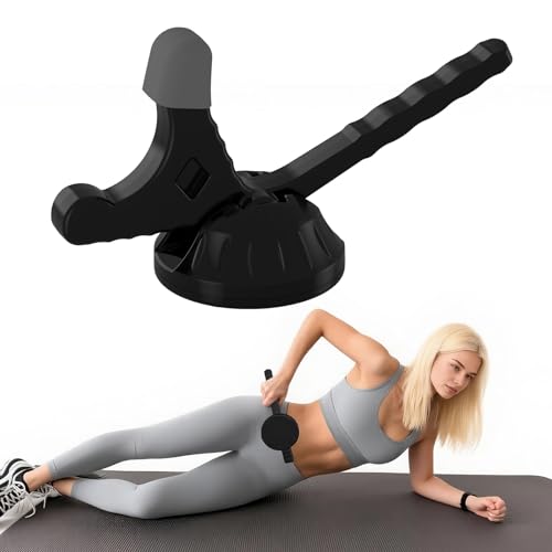 Telyora Psoas Release Tool-Hip Hook Psoas Muscle Release Tool Fully Adjustable for Iliacus,Waist Pain Sciatica,Back&Posture Relief,Hip Flexor Release Tool and Trigger Point Massage Tool (Black)