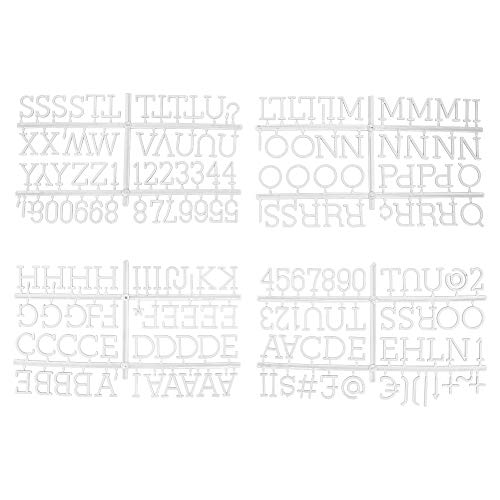 Plastic Letter Board With 376 Letters, Numbers & Symbols - 16 X 20 Inch Changeable Message Board With Wooden Frame Wall Mount Hook, (Black Board & Grey Frame) By Veskaoty #TOP7