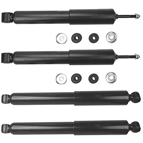 Carock Front Rear Shocks Struts fit for RWD 2WD 1995-1997 Nissan Pickup & 1986-1994 Nissan D21 & 1998-2002 Nissan Frontier (Exc Crew cab & Desert Runner)- 2.4L 3.0L 3.3L Suspensions Shock Absorbers