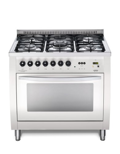 Piano Cottura 90 Cm Inox. Mono Forno.