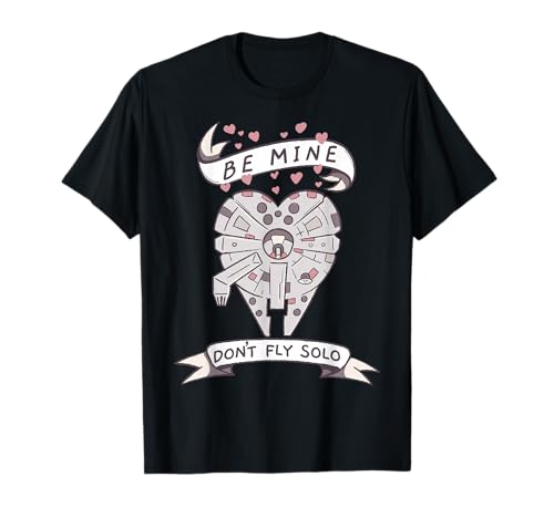 T-shirt Star Wars Valentines vêtement coton anti-déformation motif Don't Fly Solo