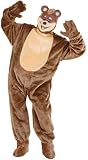 WIDMANN 4478B costume orsetto in peluche con guanti. copriscarpe