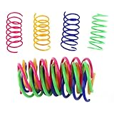 🐱【Couleurs multiples】 Vous recevrez une plume spirale colorée en quatre couleurs différentes. Ce jouet pour chat aux couleurs vives captivera l'attention et l'intérêt de votre chat, lui offrant de longues heures de divertissement.