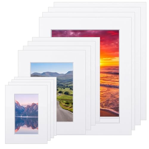Jetec Anti-Acid Picture Frame Mat Kit (12 Sets)