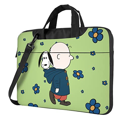 スヌーピー ピーナッツ パソコンケース 14インチ 防水 パソコンバッグ Macbook Pro Air PCケース衝撃吸収 ノートパソコン ケース ショルダーストラップ付き PC バッグ パソコンカバー パソコンけーす通勤 通学 パソコン ビジネス 手提